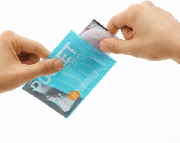 Мастурбатор TENGA Pocket Wave Line