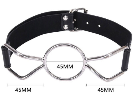 Кляп O-Ring metal gag, Black || 