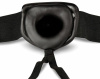 Страпон мужской DR. SKIN 7INCH HOLLOW STRAP ON, BLACK || 