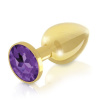 Набор металлических анальных пробок с кристаллом RIANNE S - Booty Plug Luxury Set, диаметр 3 и 3,5см || 