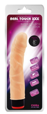Вибромассажер 8” Vibe Cock, Flesh || 