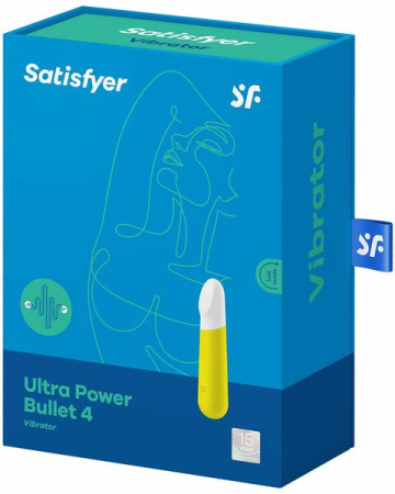 Вибропуля перезаряжаемая Ultra Power Bullet 4 Yellow || 