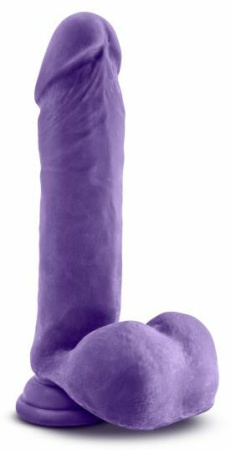 Фаллоимитатор киберкожа AU NATUREL BOLD HERO 8INCH DILDO PURPLE || 