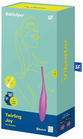 Смарт-вибратор для клитора Satisfyer Twirling Joy Fuchsia || 