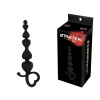Анальные бусы MAI Attraction Toys №79 Black, длина 18см, диаметр 3,1см || 