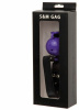 F61409 Кляп из экокожи Loveshop Latex BREATHABLE BALL GAG PURPLE || 