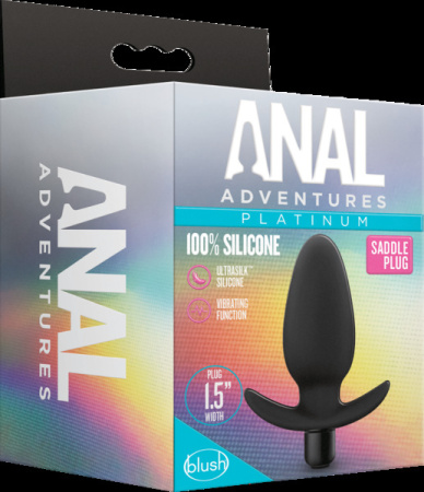 Анальная пробка Blush Anal Adventures Platinum Saddle Plug || 