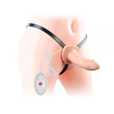 Страпон Unisex Hollow Strap On Vibrating || 