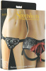 Трусы для страпона Sportsheets - Platinum Lace Corset, широкий пояс, бант, кружево || 