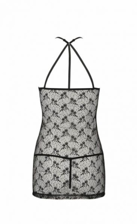 Полупрозрачная сорочка AZALIA CHEMISE black S/M Passion || 