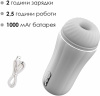 Мастурбатор с вибрацией Svakom Robin White, ультрамягкий рукав, функция Boost, LED экран || 