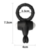 Эрекционное виброкольцо Power Clit Cockring, Black || 
