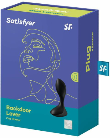 Анальная вибропробка Satisfyer Backdoor Lover Black || 