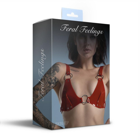 Лиф классический Feral Feelings - Bikini Top Red || Ліф класичний Feral Feelings - Bikini Top Red