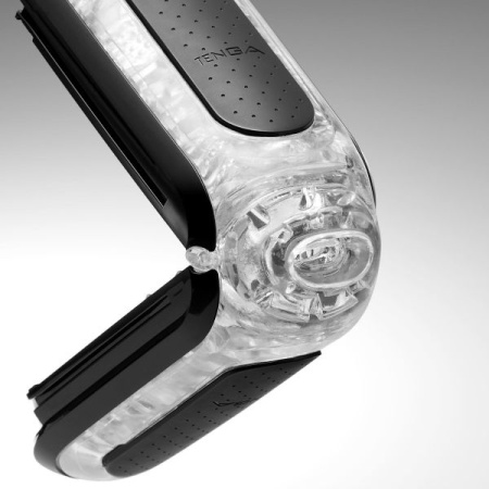 Мастурбатор Tenga Flip Zero Black, изменяемая интенсивность стимуляции, раскладной || 