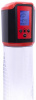 Автоматическая вакуумная помпа Men Powerup Passion Pump Red, LED-табло, перезаряжаемая, 8 режимов || 