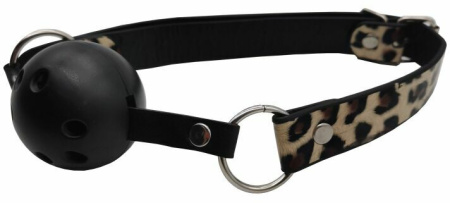 Набор MAI BDSM STARTER KIT Nº 75 Leopard: плеть, кляп, наручники, маска, ошейник , веревка, зажимы || 