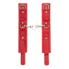 Оковы Leather Standart Leg Cuffs, Red || 