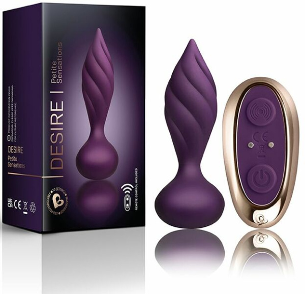 Анальная вибропробка Rocks Off Petite Sensations – Desire Purple