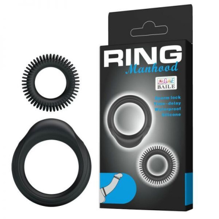 Набор эрекционных колец RING Manhood || 