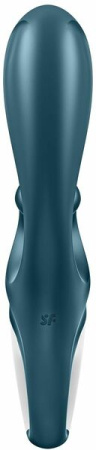 Смарт вибратор кролик Satisfyer Hug Me Bluegrey, 2 мотора, диаметр 4,2см, широкая клиторальная часть || 