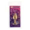 Анальная пробка,Gold Amethyst, S || 