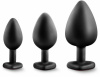 Набор анальных пробок LUXE BLING PLUGS TRAINING KIT RED GEMS || 