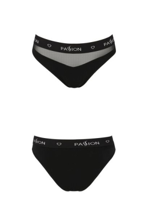 Трусики с прозрачной вставкой Passion PS006 PANTIES black, size L || 