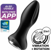 Анальная смарт вибропробка с жемчужным массажем Satisfyer Rotator Plug 2+ Black || 