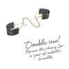 Наручники Bijoux Indiscrets Desir Metallique Handcuffs - Black, металлические, стильные браслеты || 