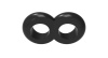 Эрекционное кольцо Duo Cock 8 Ball Ring, Black || 