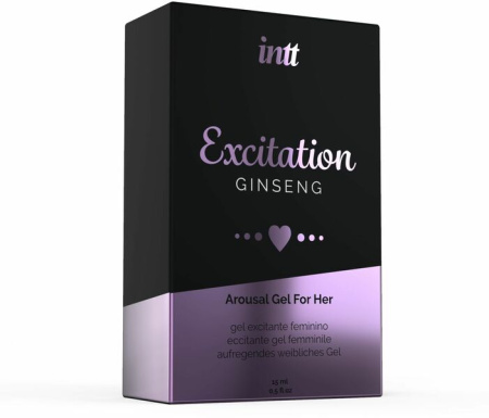 Возбуждающий гель с женьшенем Intt Excitation (15 мл) (подмокшая упаковка) || 