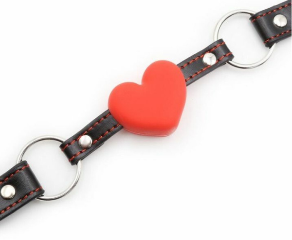 Кляп сердце Silicone Luxury Fetish