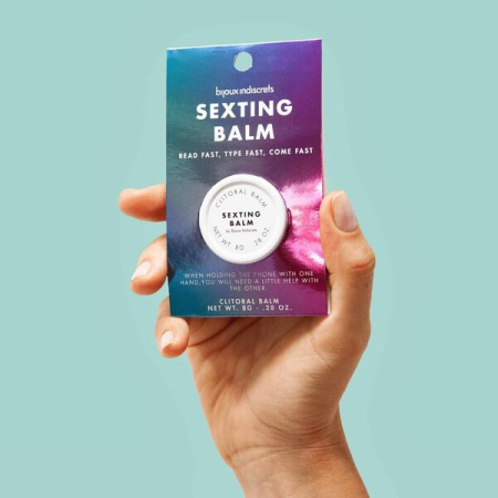 Бальзам для клитора Bijoux Indiscrets Sexting Balm (Пиши, играй и зажигай), разогревающий || 
