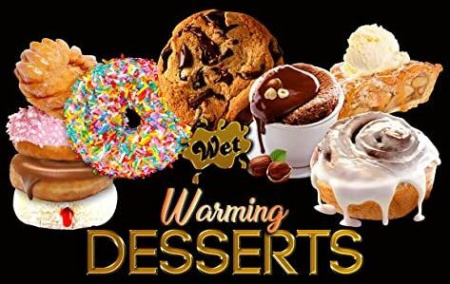 Съедобный лубрикант 4 в 1 WET Warming Desserts Fresh Delicious Donuts (со вкусом пончиков) 89 мл || 
