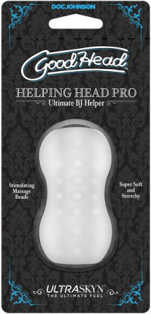 Мастурбатор Doc Johnson GoodHead - Helping Head Pro - Frost || 