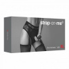 Кружевные трусы для страпона с подвязками для чулок Strap-On-Me DIVA HARNESS - XL || 