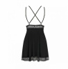 Cорочка Obsessive Lolitte babydoll & thong black XXL || 