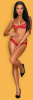 Комплект Obsessive ALABASTRA 2-PCS SET RED S/M || 