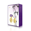 Набор металлических анальных пробок с кристаллом RIANNE S - Booty Plug Luxury Set, диаметр 3 и 3,5см || 