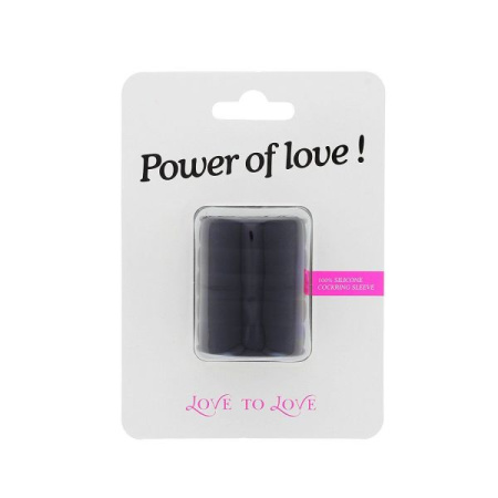 Насадка на член Love To Love Power of Love, утолщающая, стимулирующий рельеф || 