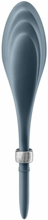 Эрекционное виброкольцо лассо Satisfyer Duelist Dark Blue, 10 режимов, мощный мотор || 