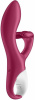 Вибратор кролик с тройным отростком Satisfyer Embrace me Berry, 2 мотора, диаметр 3,6 см || 