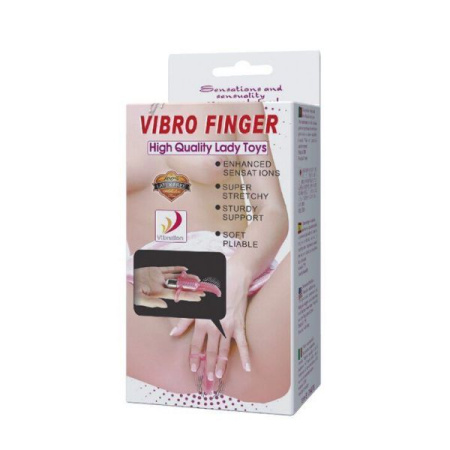 Вибро стимулятор клитора Vibro Finger, Light Pink || 