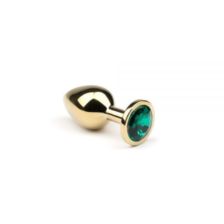 Анальная пробка,Gold Emerald, S