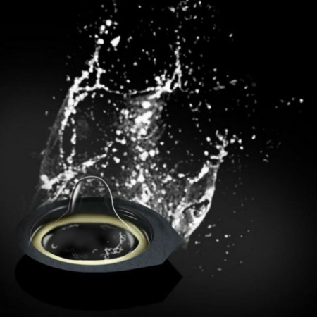 Набор презервативов с повышенным количеством смазки 0.02 мм Black, 12 шт || 