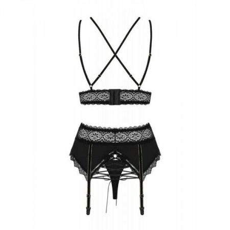 Комплект Obsessive Lolitte 3 pcs set black L/XL || 