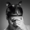 Маска кошечки Bijoux Indiscrets MAZE - Cat Ears Headpiece Black, экокожа || 