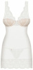 Сорочка Obsessive 853-CHE-2 chemise & thong white L/XL || 