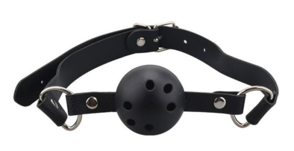 Кляп Breathable ball gag plastic, Black